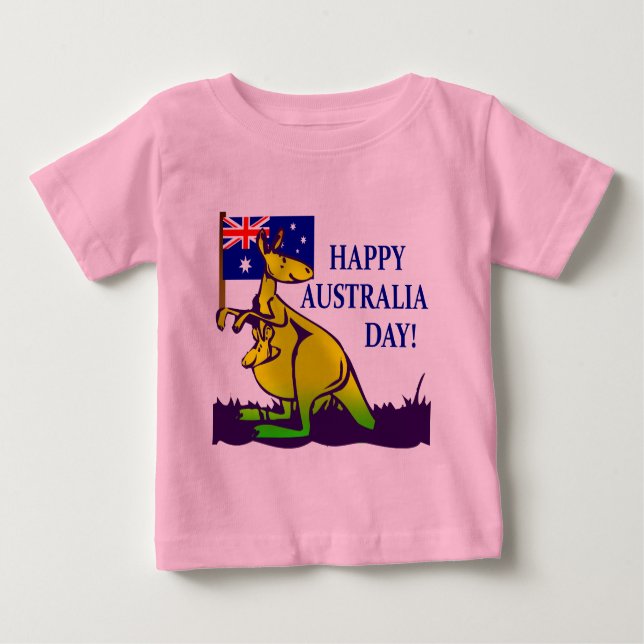 Camiseta De Bebé ¡Camisetas y regalos del DÍA de AUSTRALIA! (Anverso)