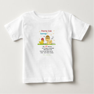 Camiseta De Bebé Camisita bebé patito cuá día domingo