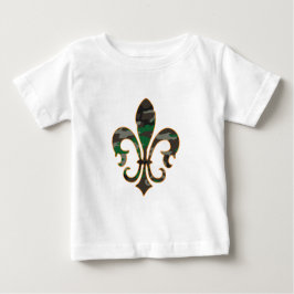 Camiseta De Bebé Camo Fleur De lis