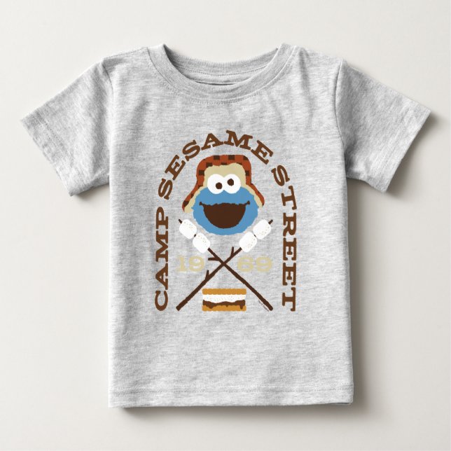 Camiseta De Bebé Camp Plaza Sésamo 1969 (Anverso)