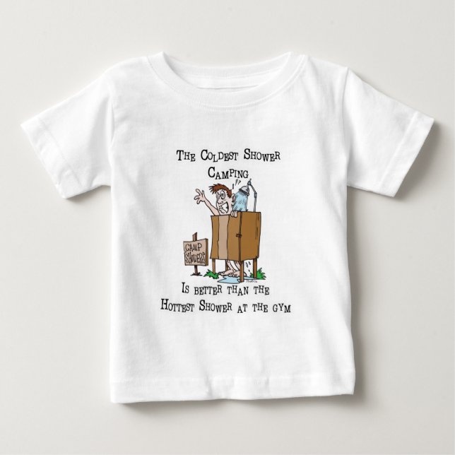 Camiseta De Bebé Camp Shower (Anverso)