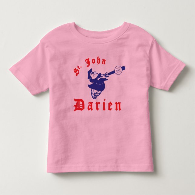 Camiseta De Bebé Campanero real/rosado de St. John - niño (Anverso)