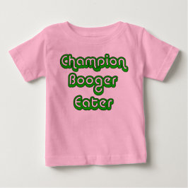 Camiseta De Bebé Campeón Booger come bebe bebé bebé camiseta infant