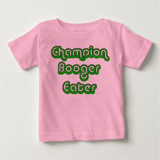 Camiseta De Bebé Campeón Booger come bebe bebé bebé camiseta infant