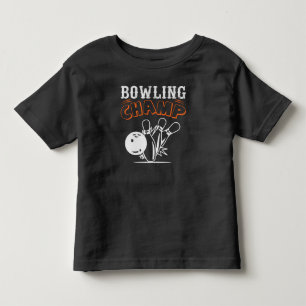 Camiseta De Bebé Campeón de Bolos Retro Genial Deporte Niño