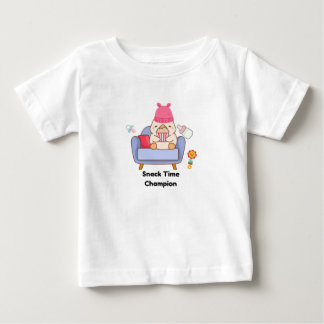Camiseta De Bebé Campeón de Hora de Merienda - Bebé Adorable