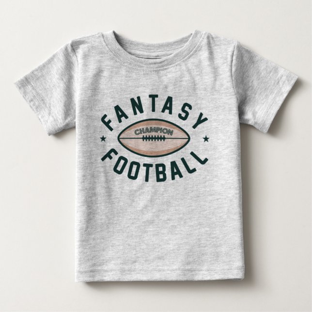 Camiseta De Bebé Campeón del fútbol de la fantasía (Anverso)