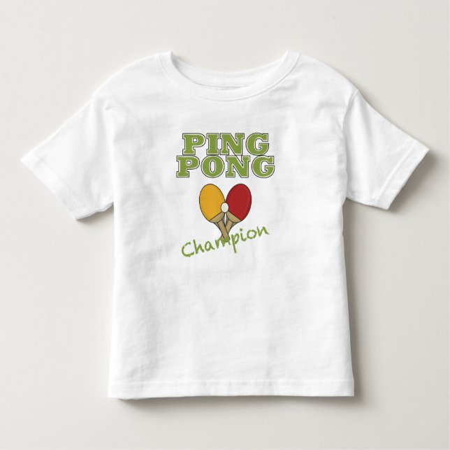 Camiseta De Bebé Campeón del ping-pong (Anverso)