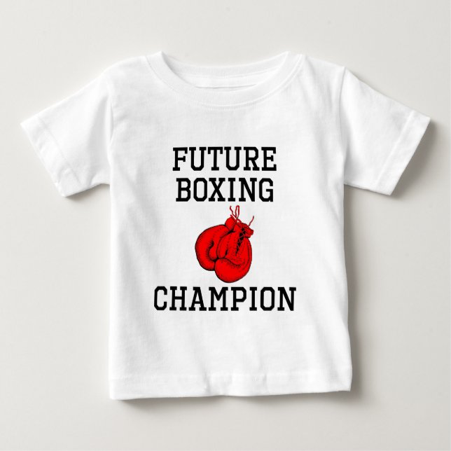 Camiseta De Bebé Campeón futuro del boxeo (Anverso)