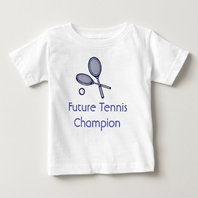 Camiseta De Bebé Campeón futuro del tenis (Anverso)