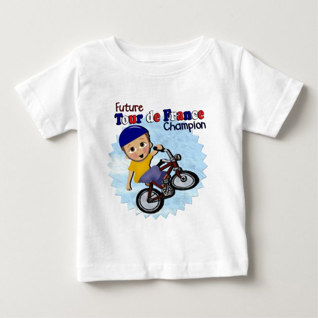 Camiseta De Bebé Campeón futuro del Tour de France (Anverso)