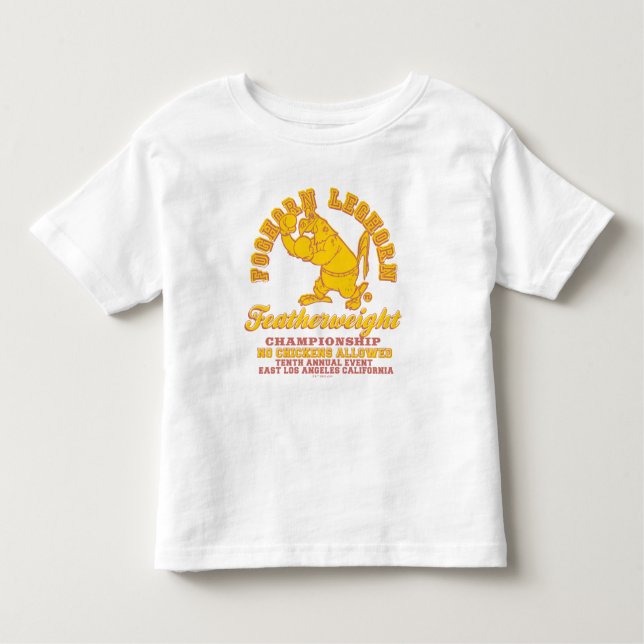 Camiseta De Bebé Campeonato de Fútbol Fatérmico de la Leghorn Fogho (Anverso)