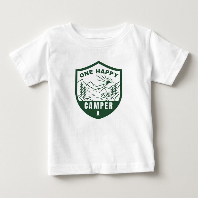 Camiseta De Bebé Camper Camp One Happy (Anverso)