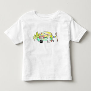 Camiseta De Bebé Camper feliz retro