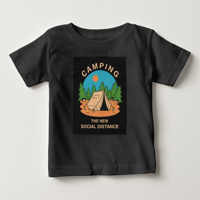 Camiseta De Bebé Camping (Anverso)
