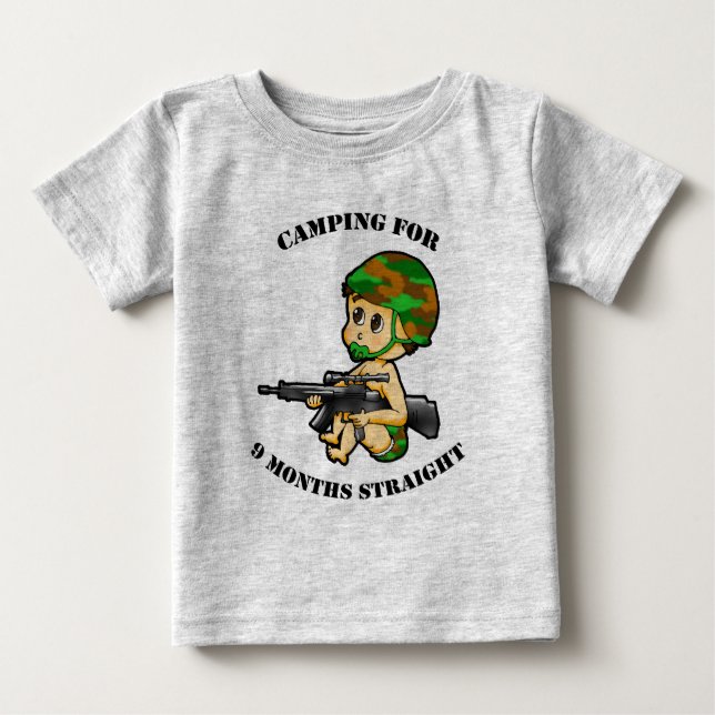 Camiseta De Bebé Camping Baby Infant Suite (Anverso)