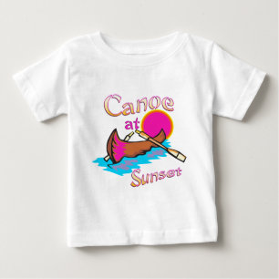 Camiseta De Bebé Camping Canoe