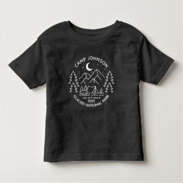 Camiseta De Bebé Camping de coincidencia de grupo de familia person