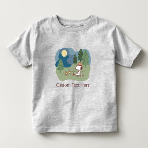 Camiseta De Bebé Camping de Snoopy y Woodstock   Peanuts
