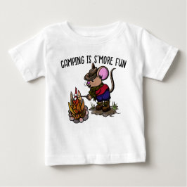 Camiseta De Bebé Camping es más divertido