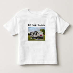 Camiseta De Bebé Camping feliz retiro en RV por Funnycoomb