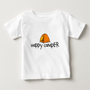 Camiseta De Bebé Campista contento