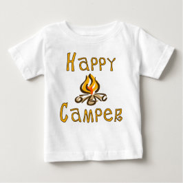 Camiseta De Bebé campista feliz