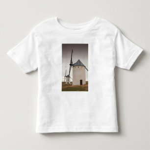 Camiseta De Bebé Campo de Criptana, antiguos molinos de viento de L