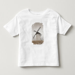 Camiseta De Bebé Campo de Criptana, antiguos molinos de viento de L