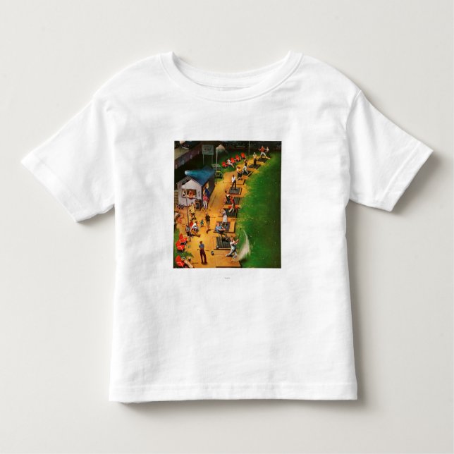Camiseta De Bebé Campo de golf de John Falter (Anverso)