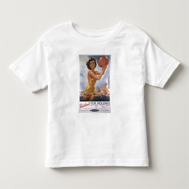 Camiseta De Bebé Campos de Ava Gardner Butlin idéntico (Anverso)