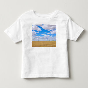 Camiseta De Bebé Campos de trigo cosechados