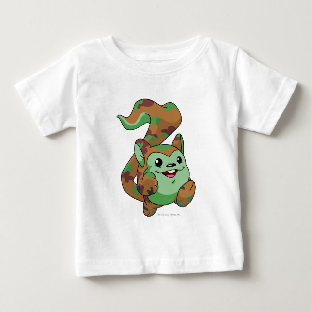 Camiseta De Bebé Camuflaje de Meerca (Anverso)