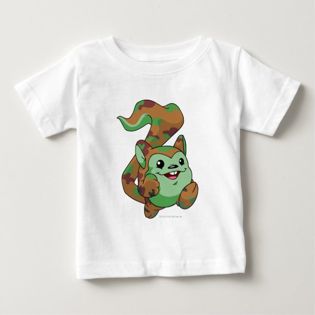 Camiseta De Bebé Camuflaje de Meerca (Anverso)