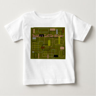 Camiseta De Bebé Camuflaje moderno de mediados de siglo