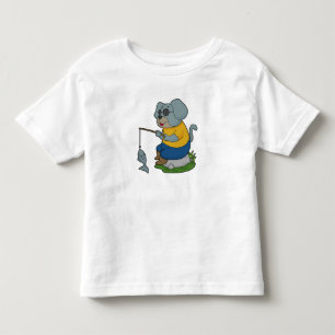 Camiseta De Bebé Caña de pescar peces