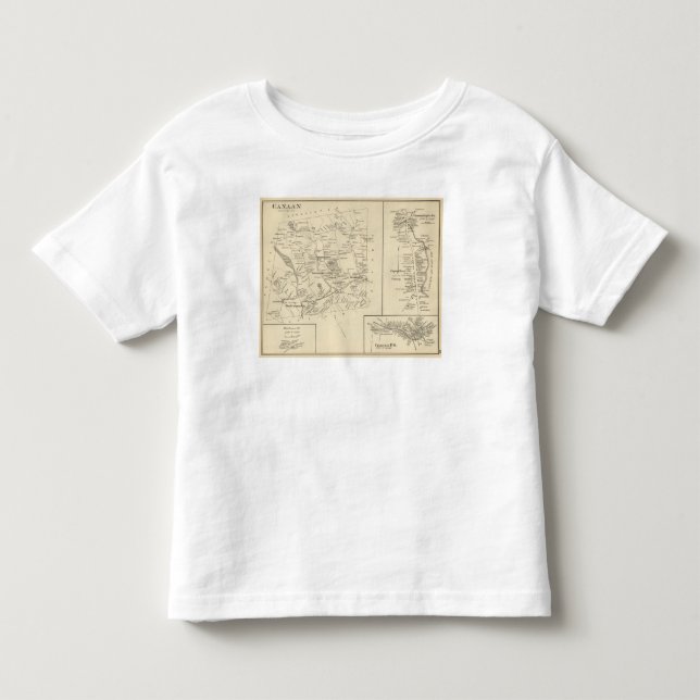 Camiseta De Bebé Canaan, Grafton Co (Anverso)