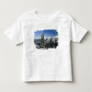 Camiseta De Bebé Canadá, Alberta, Banff. Vistas al valle de Bow