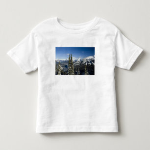 Camiseta De Bebé Canadá, Alberta, Banff. Vistas del valle de Bow