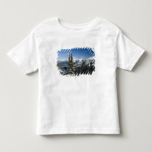 Camiseta De Bebé Canadá, Alberta, Banff. Vistas del valle de Bow
