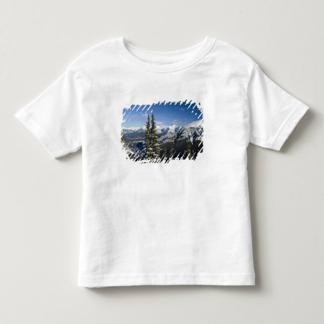 Camiseta De Bebé Canadá, Alberta, Banff. Vistas del valle de Bow (Anverso)