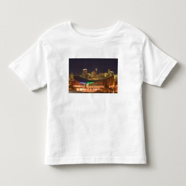 Camiseta De Bebé Canadá, Alberta, Calgary: horizonte de la ciudad d (Anverso)