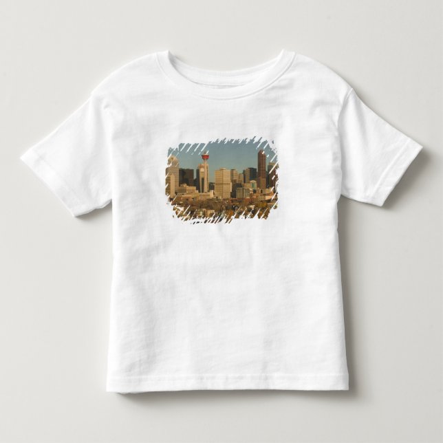 Camiseta De Bebé Canadá, Alberta, Calgary: horizonte de la ciudad d (Anverso)