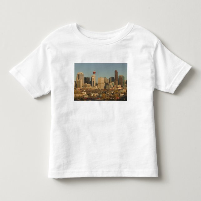Camiseta De Bebé Canadá, Alberta, Calgary: horizonte de la ciudad d (Anverso)