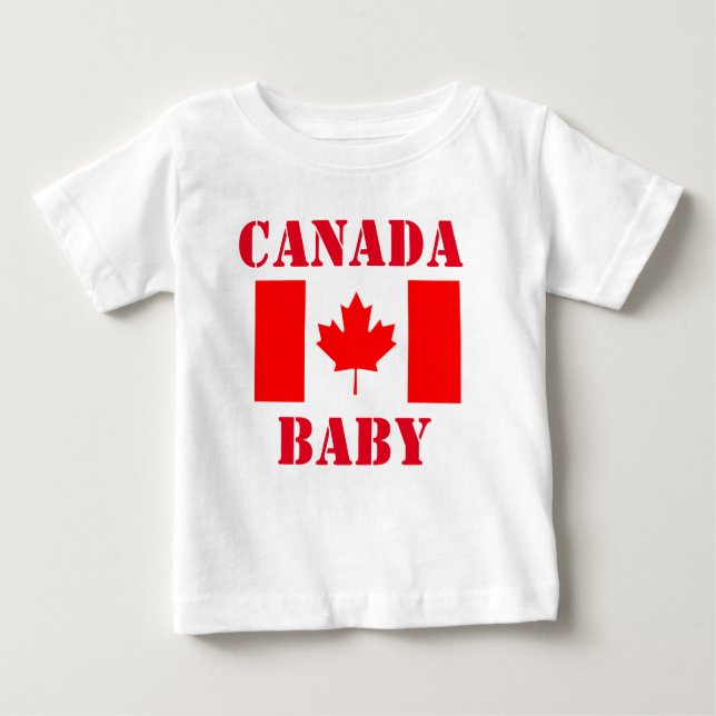 CAMISETA DE BEBÉ CANADA BABY (Anverso)