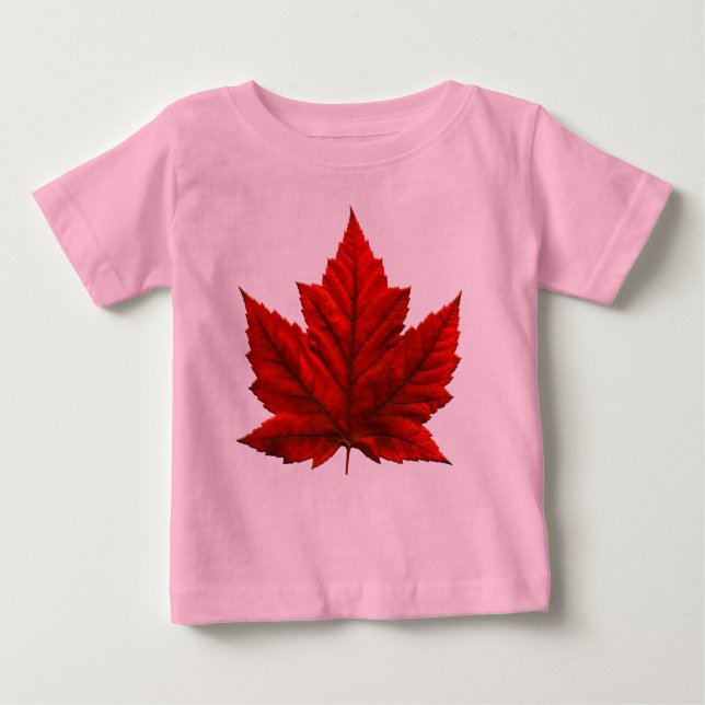 Camiseta De Bebé Canadá Bandera Bebé Tootoo Canada Baby Bodysuit (Anverso)