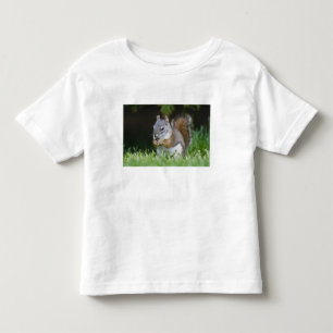 Camiseta De Bebé Canadá, Columbia Británica, ardilla roja del pino