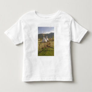 Camiseta De Bebé CANADÁ, Columbia Británica, Enderby. Tipis y