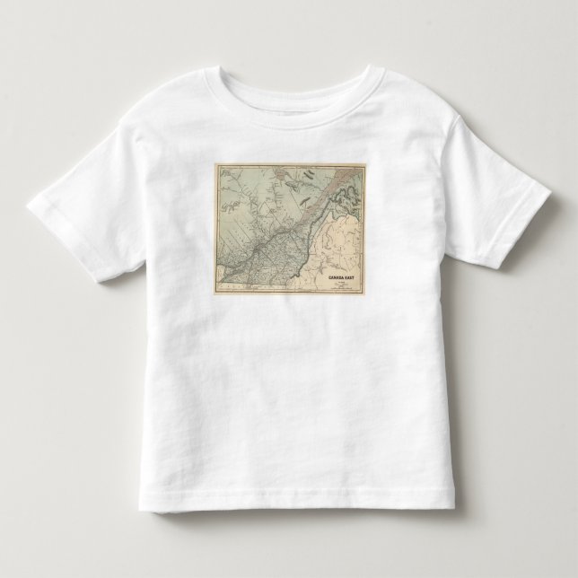 Camiseta De Bebé Canadá del este (Anverso)