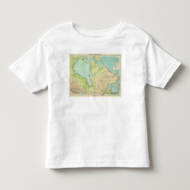 Camiseta De Bebé Canadá del noreste (Anverso)